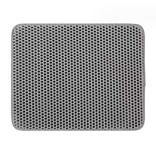 Camidy Cat Litter Mat, Kitty Litter Trapping Mat, Honeycomb Double Layer Cat Litter Trapping Mat Waterproof Urine Proof Cat Litter Trapping Mat Easy Scatter Control Camidy Cat Litter Mat, Kitty Litter Trapping Mat, Honeycomb Double Layer Cat Litter Trapping Mat Waterproof Urine Proof Cat Litter Trapping Mat Easy Scatter Control von Camidy