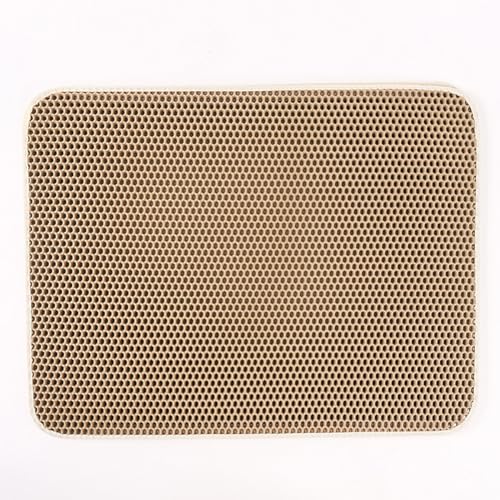 Camidy Cat Litter Mat, Kitty Litter Trapping Mat, Honeycomb Double Layer Cat Litter Trapping Mat Waterproof Urine Proof Cat Litter Trapping Mat Easy Scatter Control Camidy Cat Litter Mat, Kitty Litter Trapping Mat, Honeycomb Double Layer Cat Litter Trapping Mat Waterproof Urine Proof Cat Litter Trapping Mat Easy Scatter Control von Camidy