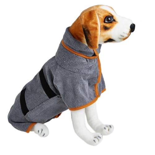 Camidy Dog Robe Dog Bathrobe Towel, Robes for Drying Dogs Super Absorbent Dog Bathrobe Towel Dog Robes for After Bath Beach Pool von Camidy