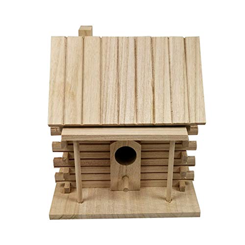 Camidy Holz Vogel Haus Vögel Nisten Haus mit Dach Und Fenster Warme Zucht Station Käfig Box für Sittich Budgie Conure Lovebirds von Camidy