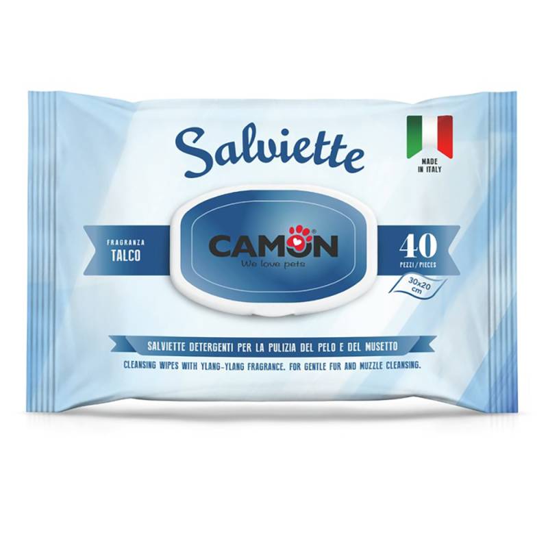 Camon Feuchttücher Fellpflege Hund & Katze 40 Stück - Talk von Camon Wipes