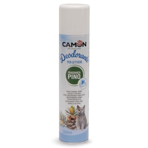 CAMON Deodorant Katzenstreu Spray Kiefer 300 ml Produkte für die Hygiene des Hundes, Mehrfarbig, einzigartig CAMON Deodorant Katzenstreu Spray Kiefer 300 ml Produkte für die Hygiene des Hundes, Mehrfarbig, einzigartig von Camon