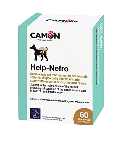 Camon Help Nefro 60 Tabletten. Unterstützung der Nierenfunktion von Hund und Katze von Camon