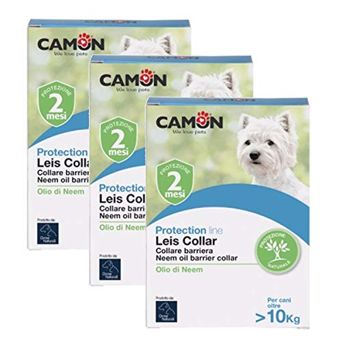 Camon Leis Halsband, mittelgroß, 60 cm, 3 Packungen von Camon
