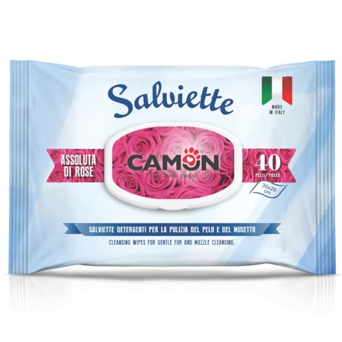Camon Reinigungstücher mit Rosenduft, 40 Stück von Camon