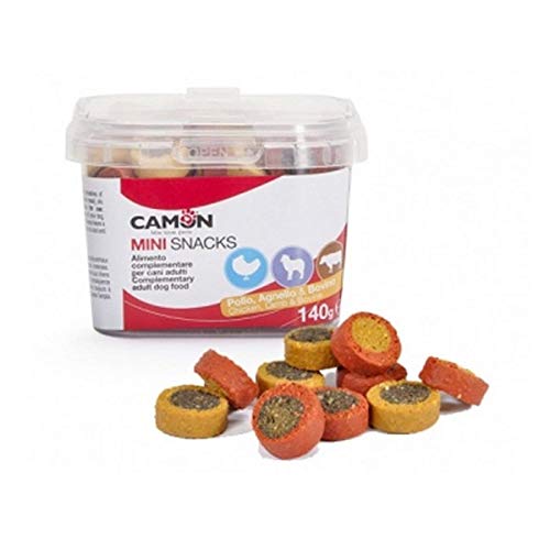 Camon Snackbox Duo Disc's Mini Treats & Snacks 140 g Snack für Hunde in Scheibenform von Camon