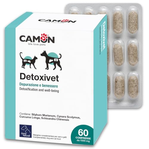 Natürliche Fußabdrücke Detoxivet Tabletten 1 Packung mit 60 Tabletten von Camon