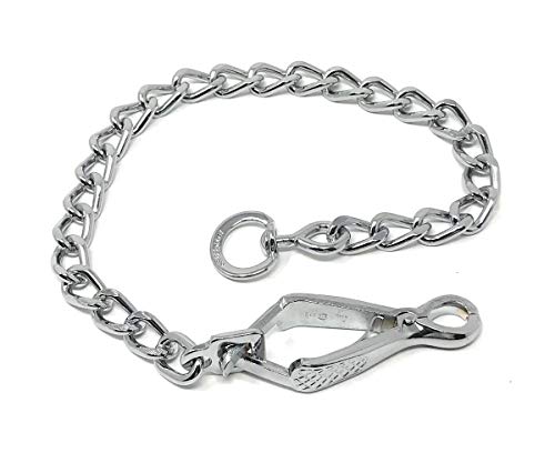 Anti-Beiß-Verschleißkette - Stahl verchromt, 3 mm, 40 cm von Camtiac