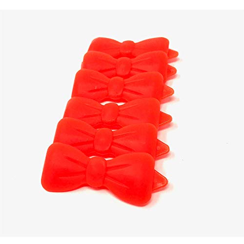 Haarschleife Haarspange für Haustiere Hunde-Haarspange 6 Stück neon-orange von Camtiac