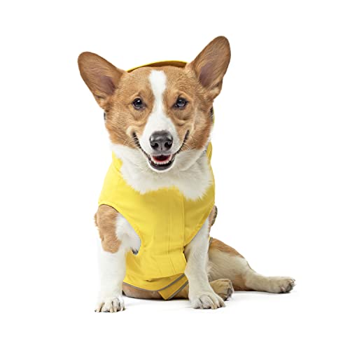 Canada Pooch Hundemantel, Torrential Tracker, wasserdichte Regenjacke für Hunde, Allwetter Innenfutter, Gelb, Größe 24 von Canada Pooch