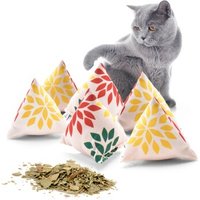 Canadian Cat Company Catnipspielzeug 6x Schmusepyramide Reggae Flower von Canadian Cat Company