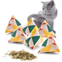 Canadian Cat Company Catnipspielzeug 6x Schmusepyramide Reggae Triangle von Canadian Cat Company