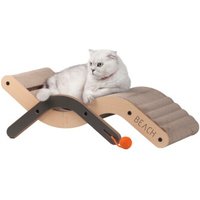 Canadian Cat Company Design-Kratzmöbel Beach Chair braun von Canadian Cat Company