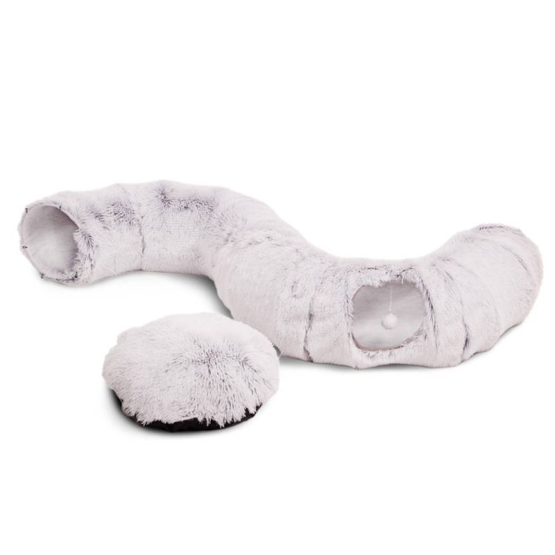 Canadian Cat Company Donut-Tunnel inkl. Liegekissen - ca. Ø 80 x H 26 cm von Canadian Cat Company