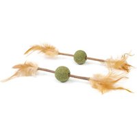 Canadian Cat Company Katzenminze Kugel mit Matatabi Stick & Feder 2 Stk von Canadian Cat Company