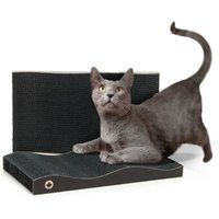 Canadian Cat Company Kratzbrett Kratzblock aus zwei Kratzwellen 2 in 1 schwarz Canadian Cat Company Kratzbrett Kratzblock aus zwei Kratzwellen 2 in 1 schwarz von Canadian Cat Company