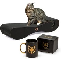 Canadian Cat Company Kratzbrett Kratzbrett Set Satellite 2.0 + Tasse schwarz von Canadian Cat Company