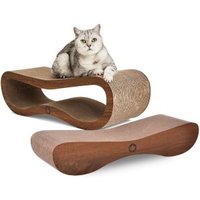 Canadian Cat Company Kratzbrett Orbit + Satellite 2.0 braun von Canadian Cat Company