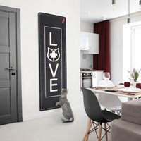 Canadian Cat Company Kratzteppich 180x60cm mit Wandbefestigung anthrazit von Canadian Cat Company