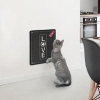 Canadian Cat Company Kratzteppich 50x40cm mit Wandbefestigung anthrazit von Canadian Cat Company