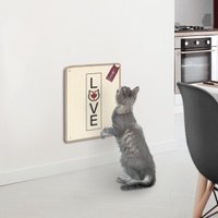 Canadian Cat Company Kratzteppich 50x40cm mit Wandbefestigung beige von Canadian Cat Company