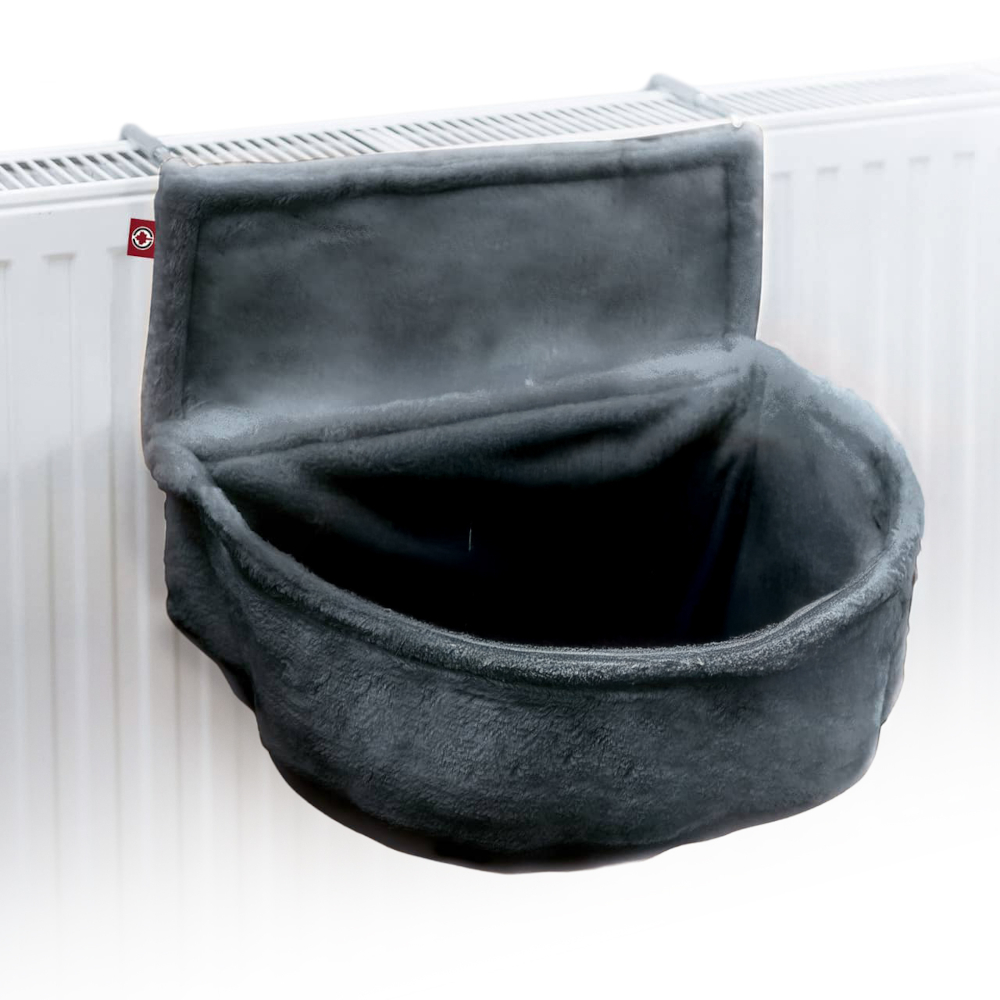 Canadian Cat Company Kuschelsack für Heizkörper - anthrazit von Canadian Cat Company