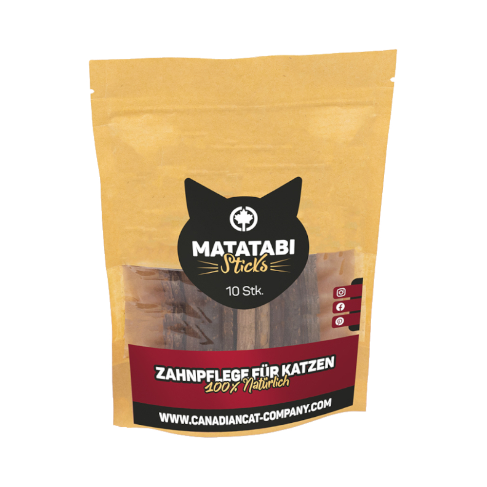 Canadian Cat Company Matatabi Zahnpflege für Katzen - Sparpaket: 3 x 10 Stück Canadian Cat Company Matatabi Zahnpflege für Katzen - Sparpaket: 3 x 10 Stück von Canadian Cat Company