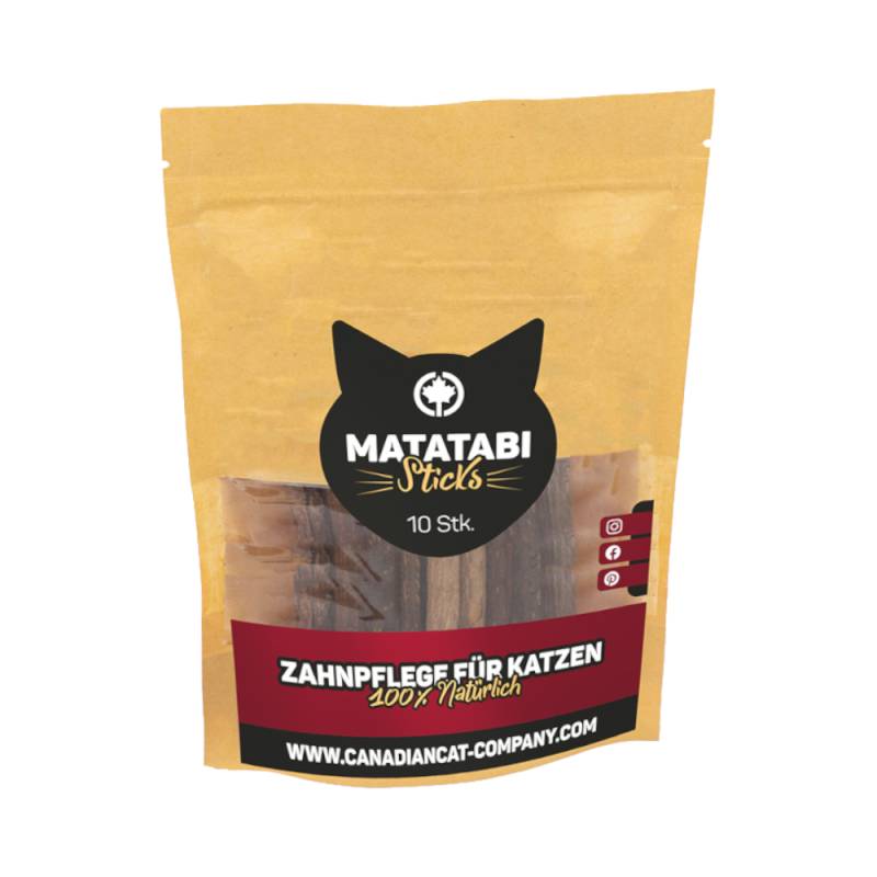 Canadian Cat Company Matatabi Zahnpflege für Katzen - Sparpaket: 6 x 10 Stück Canadian Cat Company Matatabi Zahnpflege für Katzen - Sparpaket: 6 x 10 Stück von Canadian Cat Company