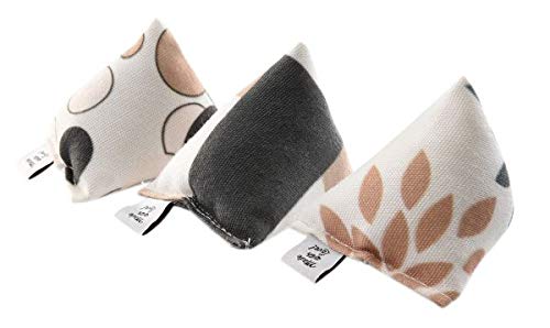 CanadianCat Company | 3er Set Mini Pyramiden Brown-Grey | Schmusekissen mit Katzenminze für Katzen CanadianCat Company | 3er Set Mini Pyramiden Brown-Grey | Schmusekissen mit Katzenminze für Katzen von CanadianCat Company