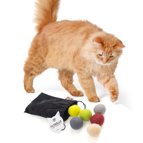 CanadianCat Company | Filzbälle Katzenspielzeug | Kugeln Ø 3 cm | 6 Stück | Fangspiel, Activity CanadianCat Company | Filzbälle Katzenspielzeug | Kugeln Ø 3 cm | 6 Stück | Fangspiel, Activity von CanadianCat Company