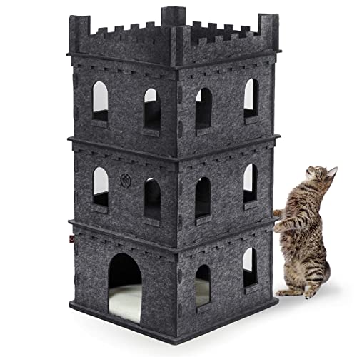 CanadianCat Company | Katzenburg aus Filz für Katzen - Felty Fort | Filzburg Filztonne Katzentonne XL Flauschkissen CanadianCat Company | Katzenburg aus Filz für Katzen - Felty Fort | Filzburg Filztonne Katzentonne XL Flauschkissen von CanadianCat Company