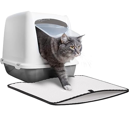 CanadianCat Company | Katzenklo Matte Katzenstreu Matte Weiss - Unterleger Vorleger Katzenmatte - wasserdicht doppelte Auffangschicht | ca. 53 x 45 cm CanadianCat Company | Katzenklo Matte Katzenstreu Matte Weiss - Unterleger Vorleger Katzenmatte - wasserdicht doppelte Auffangschicht | ca. 53 x 45 cm von CanadianCat Company