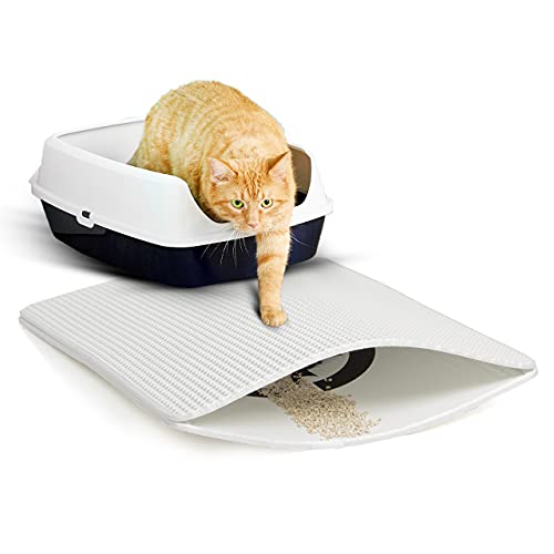CanadianCat Company | Katzenklo Matte groß XXL 76x58cm weiße Katzenstreu Matte | Vorleger für Katzentoilette | Katzenmatte | Katzenstreumatte CanadianCat Company | Katzenklo Matte groß XXL 76x58cm weiße Katzenstreu Matte | Vorleger für Katzentoilette | Katzenmatte | Katzenstreumatte von CanadianCat Company