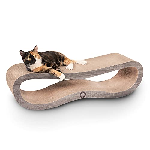 CanadianCat Company | Kratzbrett Orbit | dunkelgrau | Kratzmöbel, Lounge für Katzen | Kratzpappe + Katzenminze | ca. 84 x 24 x 23cm CanadianCat Company | Kratzbrett Orbit | dunkelgrau | Kratzmöbel, Lounge für Katzen | Kratzpappe + Katzenminze | ca. 84 x 24 x 23cm von CanadianCat Company