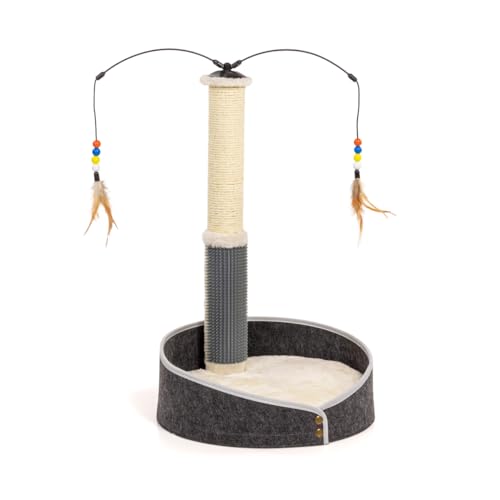 CanadianCat Company | Kratzstamm für Katzen - Bella - Kratzsäule mit gemütlichem Katzenbett inkl. Kissen | mit 58cm-hoher Kratzsäule | ca. 38 x 38 x 83 cm CanadianCat Company | Kratzstamm für Katzen - Bella - Kratzsäule mit gemütlichem Katzenbett inkl. Kissen | mit 58cm-hoher Kratzsäule | ca. 38 x 38 x 83 cm von CanadianCat Company