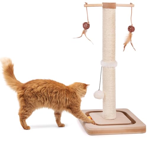CanadianCat Company | Kratzstamm für Katzen - Charly - mit Spielzeug | interaktives Katzenspielzeug selbstbeschäftigung | mit 60cm-hoher Kratzsäule | ca. 29 x 29 x 65 cm CanadianCat Company | Kratzstamm für Katzen - Charly - mit Spielzeug | interaktives Katzenspielzeug selbstbeschäftigung | mit 60cm-hoher Kratzsäule | ca. 29 x 29 x 65 cm von CanadianCat Company