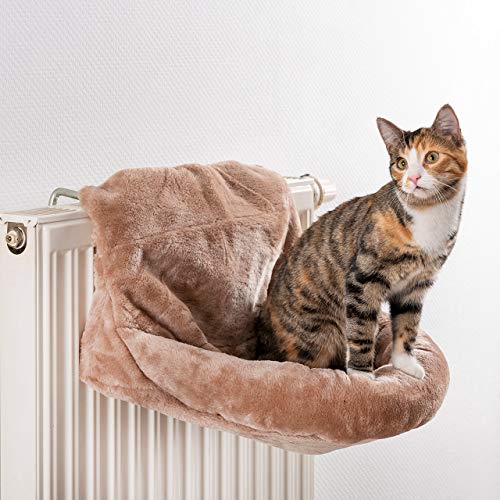 CanadianCat Company | Kuschelbett für Heizkörper | beige | 48 x 30 x 36 cm | mit verstellbaren Bügeln CanadianCat Company | Kuschelbett für Heizkörper | beige | 48 x 30 x 36 cm | mit verstellbaren Bügeln von CanadianCat Company