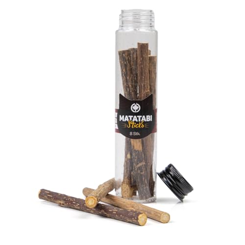 CanadianCat Company | Matatabi Sticks - Knabberstangen, Dentalsticks für Katzen | 8 STK/Flasche CanadianCat Company | Matatabi Sticks - Knabberstangen, Dentalsticks für Katzen | 8 STK/Flasche von CanadianCat Company