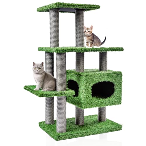 CanadianCat Company | Outdoor Kratzbaum Parker - Kletterbaum mit Kunstrasen | 85 x 45 x 117 cm | wetterfest für Balkon & Terrasse CanadianCat Company | Outdoor Kratzbaum Parker - Kletterbaum mit Kunstrasen | 85 x 45 x 117 cm | wetterfest für Balkon & Terrasse von CanadianCat Company