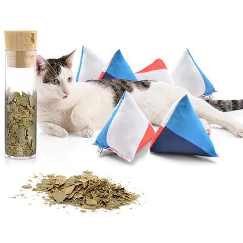 CanadianCat Company | Schmusekissen 6er Set Schmuse-Pyramide XL Nordic 4-Color mit Katzenminze, Katzenkissen, interaktives Katzenspielzeug CanadianCat Company | Schmusekissen 6er Set Schmuse-Pyramide XL Nordic 4-Color mit Katzenminze, Katzenkissen, interaktives Katzenspielzeug von CanadianCat Company