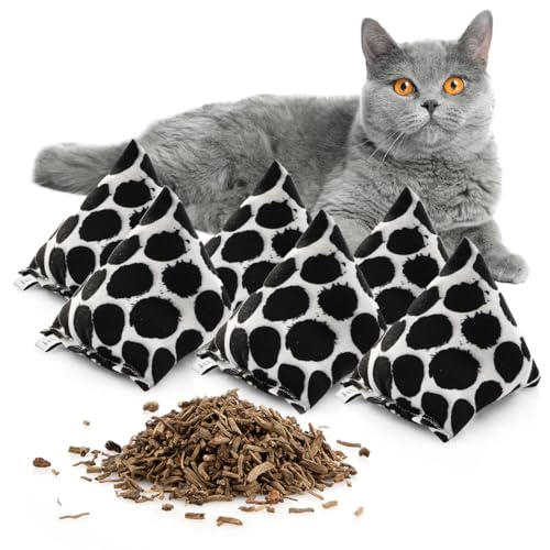 CanadianCat Company | Schmusekissen 6er Set Schmuse-Pyramide XL Punkte mit Baldrian, Katzenkissen, interaktives Katzenspielzeug CanadianCat Company | Schmusekissen 6er Set Schmuse-Pyramide XL Punkte mit Baldrian, Katzenkissen, interaktives Katzenspielzeug von CanadianCat Company