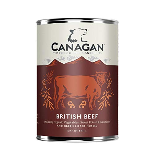 Feuchtfutter CANAGAN British Beef für Ihren Hund - 395g x 6 Stück von Canagan