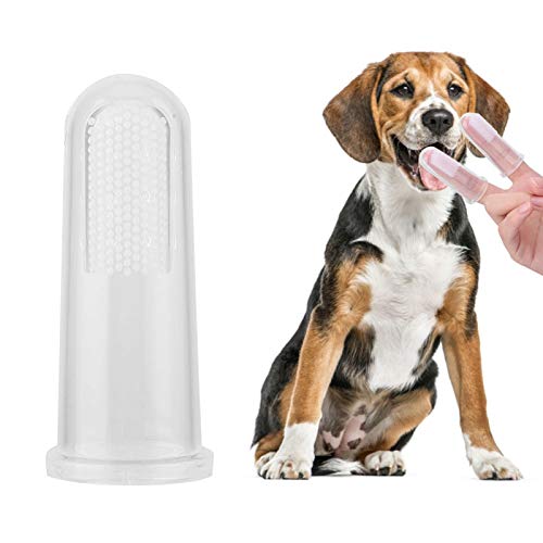 Candeon Soft Finger 10Pcs Soft Finger Zahnbürste Pet Dog Mundzahnreinigung Zahnpflegebürste von Candeon