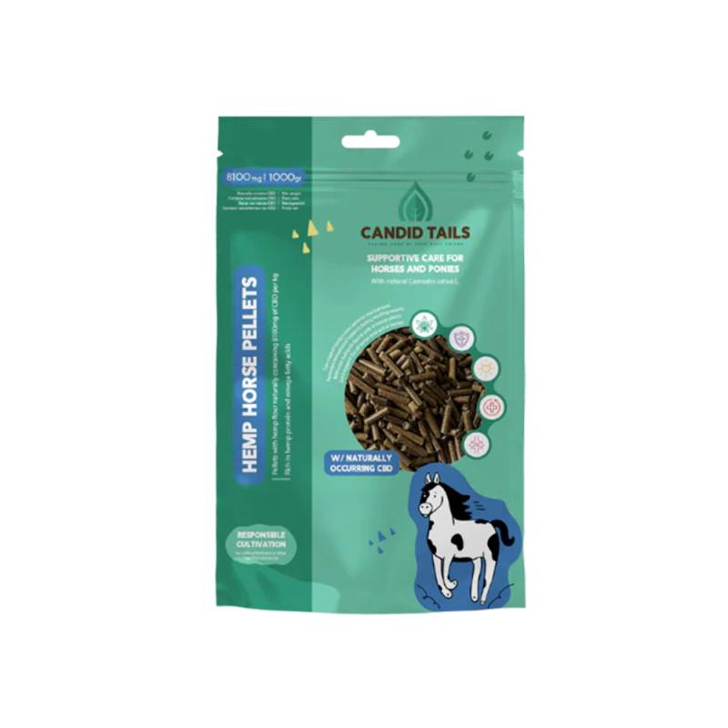 Candid Tails Hanfpellets mit CBD für Pferde - 1,5 kg Candid Tails Hanfpellets mit CBD für Pferde - 1,5 kg von Candid Tails
