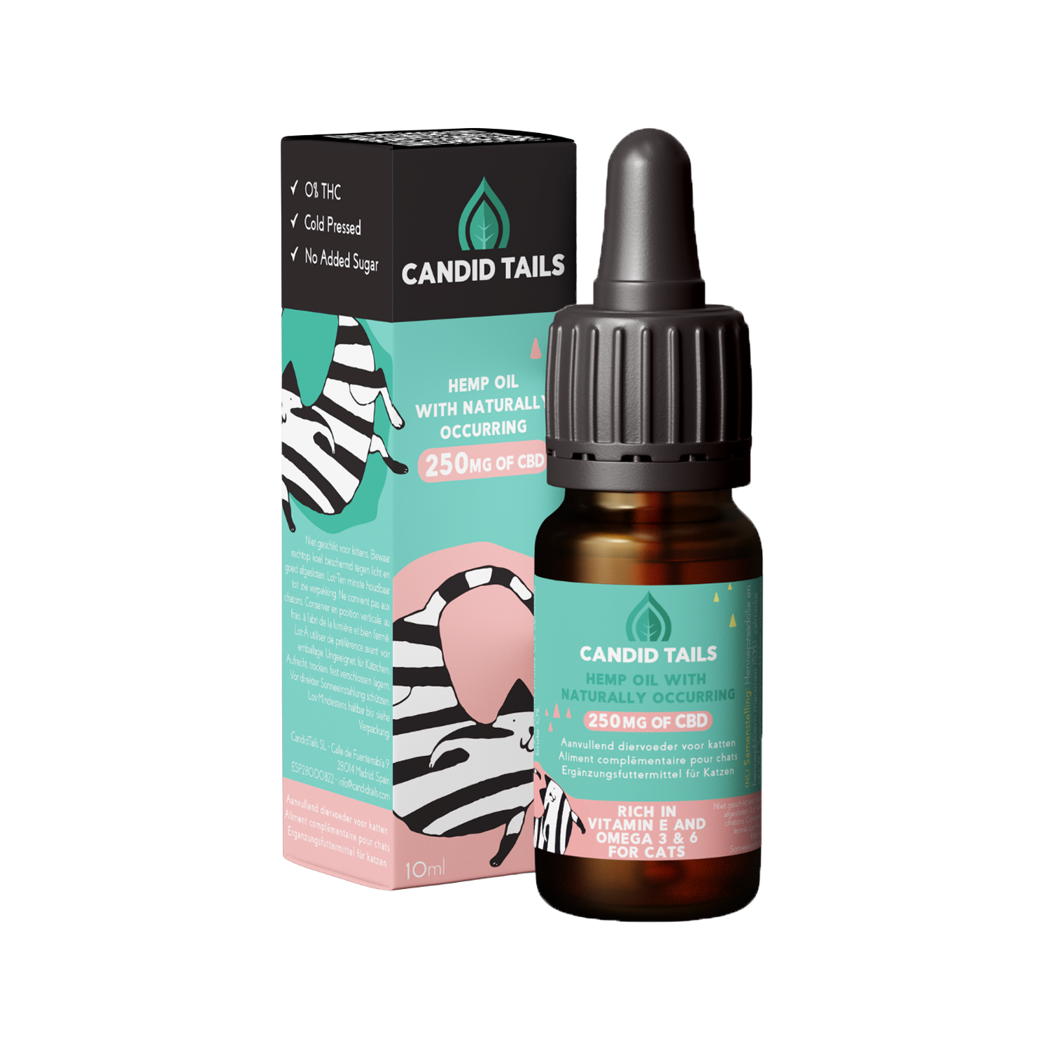 Candid Tails Lachsöl mit CBD - 10 ml Candid Tails Lachsöl mit CBD - 10 ml von Candid Tails