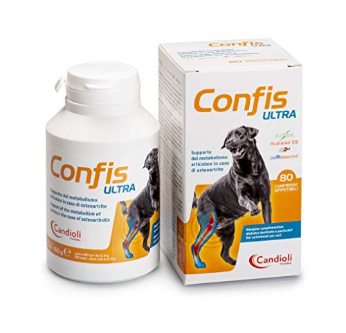 Candioli Confis Ultra Nahrungsergänzungsmittel für Hunde und Katzen, 80 CPR von Candioli