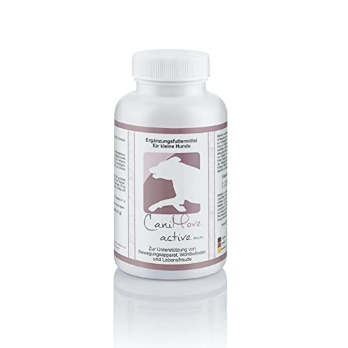 CaniMove Active Mini (100 Tabletten für kleine Hunde) mit 10 Heilkräuter-Extrakten für Bewegungsfreude und Tierwohl (100 Tabletten) von CaniMove