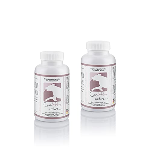 CaniMove Active mini (200 Tabletten für kleine Hunde) mit 10 Heilkräuter-Extrakten für Bewegungsfreude und Tierwohl (200 Tabletten) von CaniMove
