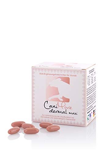 CaniMove | mit PUFA (Omega 3 und 6), Zink, Biotin, Lycopin | bei Juckreiz, Hautproblemen, Schuppen, Haarausfall | 100 Kapseln, in Deutschland hergestellt von CaniMove
