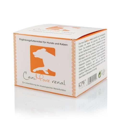 CaniMove Solopack | renal (1 x 150 g) - Ergänzungsfuttermittel für Hunde zur Unterstützung der Nierenfunktion | Mit DHA, Natriumbikarbonat, Schachtelhalm, Katzenbart, Goldrute und mehr von CaniMove